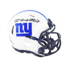 Isaiah Hodgins Signed New York Giants Lunar Eclipse Speed Mini Football Helmet (JSA)