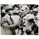 Roger Staubach Signed With Coach Tom Landry 16x20 Photo (Beckett)