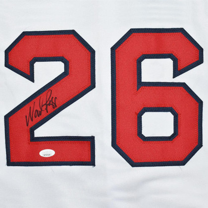 Wade Boggs Autographed Boston Baseball Jersey White (JSA)