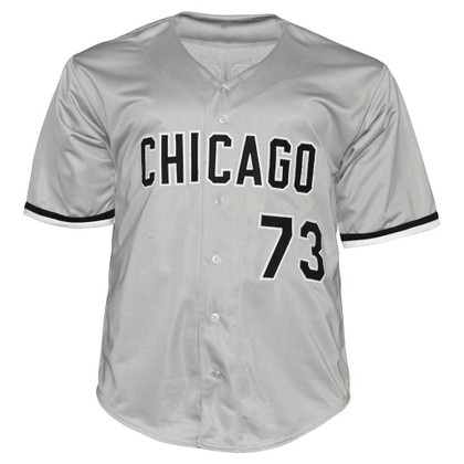 Yermin Mercedes Signed Chicago Grey Baseball Jersey (Beckett)