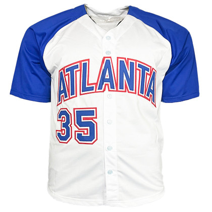 Phil Niekro Signed Atlanta White Throwback Baseball Jersey (JSA)