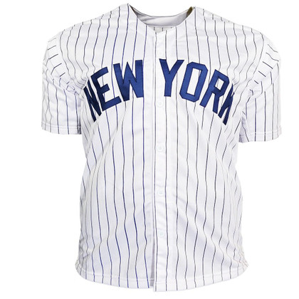 Rachel Balkovec Signed New York Pinstripe Baseball Jersey (Beckett)