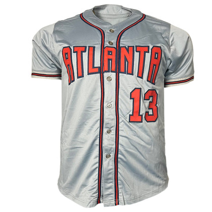 Ronald Acuna Jr Signed Atlanta Grey Baseball Jersey (JSA)