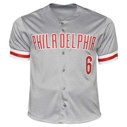 Ryan Howard Signed Philadelphia Grey Baseball Jersey (JSA)