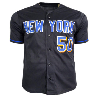 Sid Fernandez Signed New York Alternate Black Baseball Jersey (JSA)