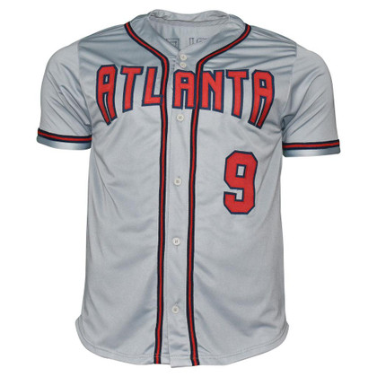 Terry Pendleton Signed Atlanta Grey Baseball Jersey (JSA)