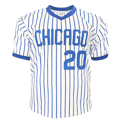 Jerome Walton Signed 1989 NL ROY Inscription Chicago Pinstripe Baseball Jersey (JSA)