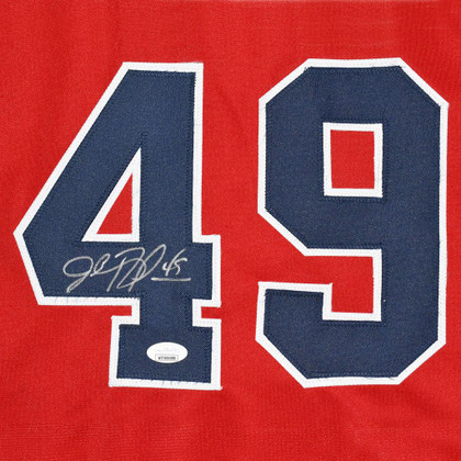John Rocker Signed Atlanta Red Baseball Jersey (JSA)