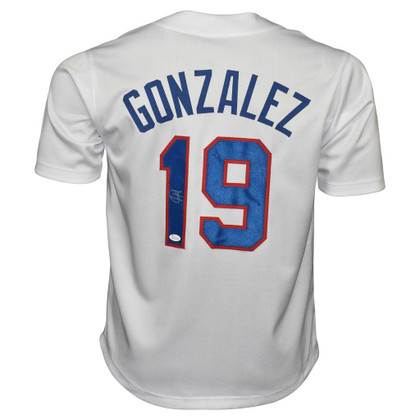 Juan Gonzalez Signed Texas White Baseball Jersey (JSA)
