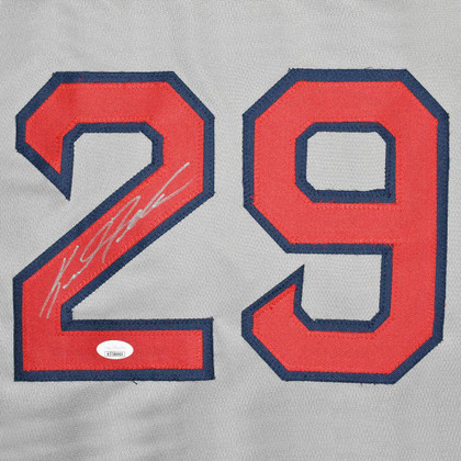 Keith Foulke Signed Boston Grey Baseball Jersey (JSA)