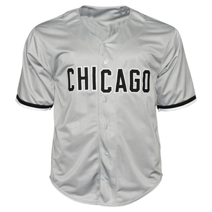 Carl Everett Signed Chicago Grey Baseball Jersey (Beckett)