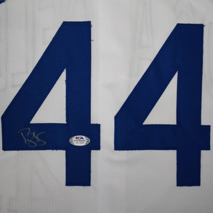 Darryl Strawberry Signed Los Angeles White Baseball Jersey (PSA)