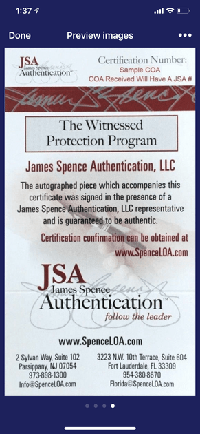 Wade Boggs Autographed Rawlings Official Major League Gold Glove Edition Baseball JSA