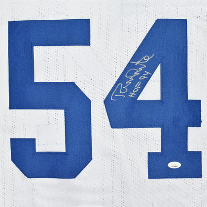 Randy White Signed HOF 94 Inscription Dallas Pro White Football Jersey (JSA)