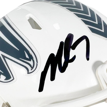 Michael Vick Signed Atlanta Falcons Salute to Service 2024 Mini Football Helmet (Beckett)