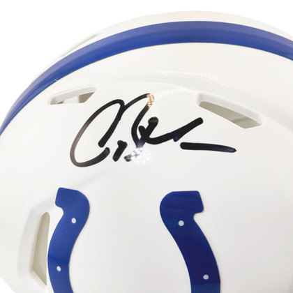Antoine Bethea Signed Indianapolis Colts Speed Mini Football Helmet (JSA)