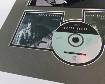 Garth Brooks Signed Display