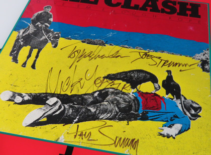 The Clash Signed Display