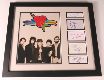 Tom Petty & The Heartbreakers Signed Display