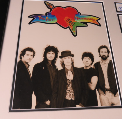 Tom Petty & The Heartbreakers Signed Display