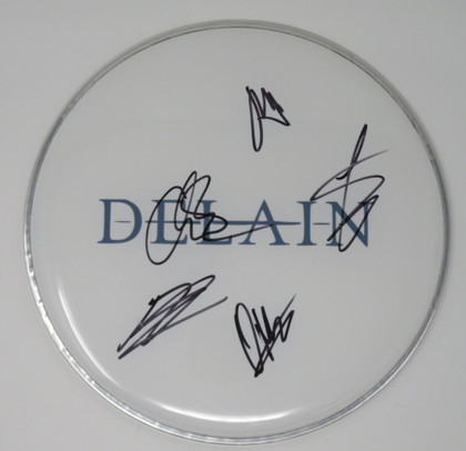 Delain Signed Drumhead QQ34965