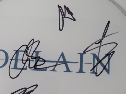 Delain Signed Drumhead QQ34965
