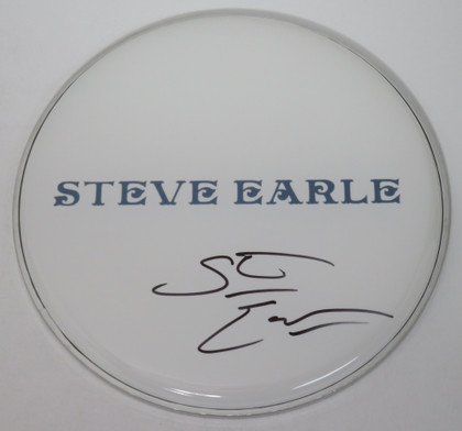 Steve Earle Signed Drumhead DD63550