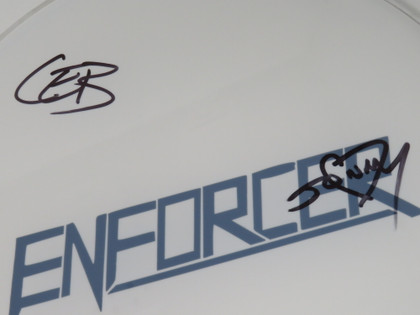 Enforcer Signed Drumhead