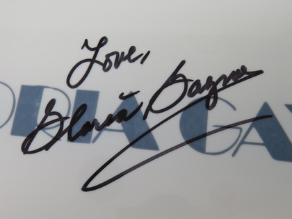 Gloria Gaynor Signed Drumhead AQ11913