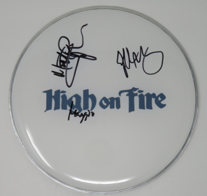 High On Fire Signed Drumhead RR59497