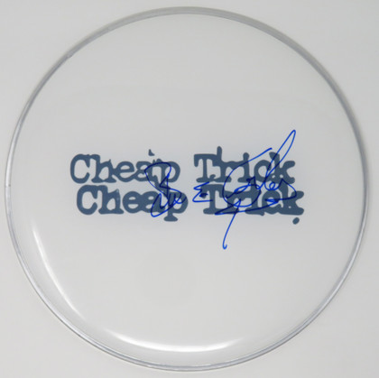 Cheap Trick Signed Drumhead AQ60394