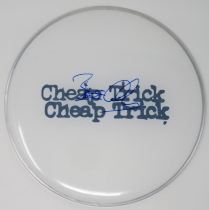 Cheap Trick Signed Drumhead AQ60397