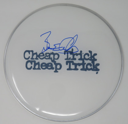 Cheap Trick Signed Drumhead AQ60392