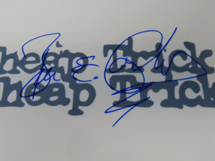 Cheap Trick Signed Drumhead FF51589