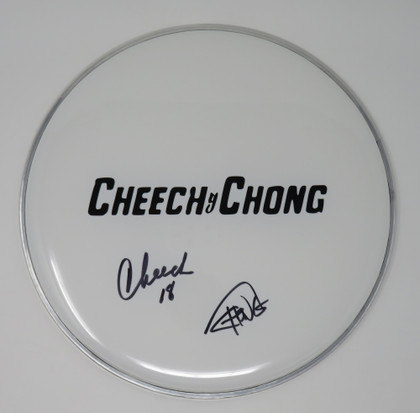Cheech And Chong Signed Drumhead RR59026