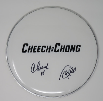 Cheech And Chong Signed Drumhead RR59024