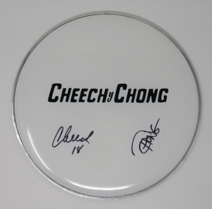 Cheech And Chong Signed Drumhead RR59023