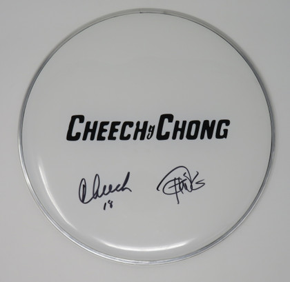 Cheech And Chong Signed Drumhead RR59022