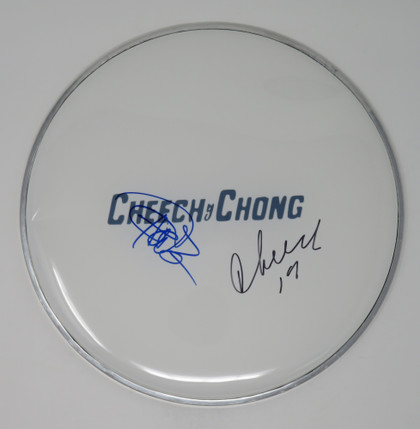 Cheech And Chong Signed Drumhead RR59019