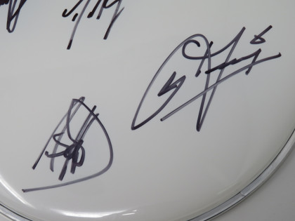Cradle Of Filth Signed Drumhead