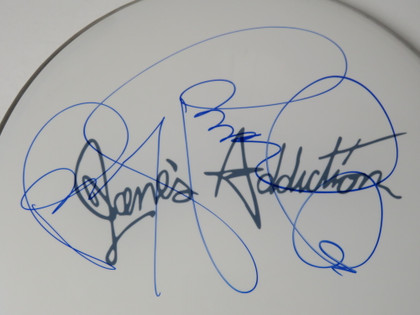 Jane's Addiction Signed Drumhead LH-FF51779