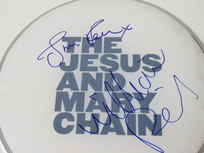 The Jesus And Mary Chain Signed Drumhead RR58910