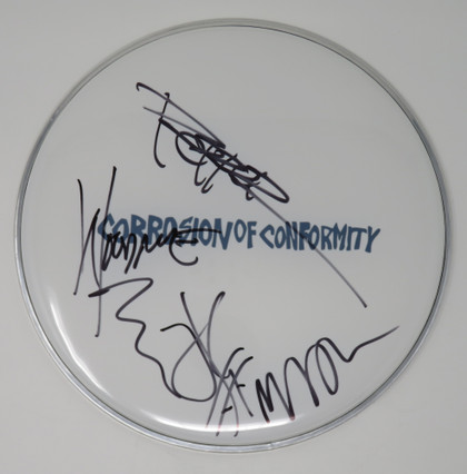Corrosion Of Conformity Signed Drumhead
