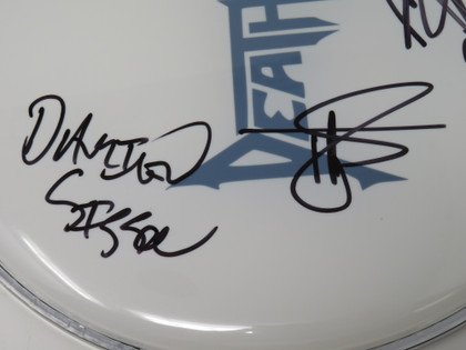 Death Angel Signed Drumhead