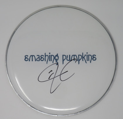 Smashing Pumpkins Signed Drumhead RR58733