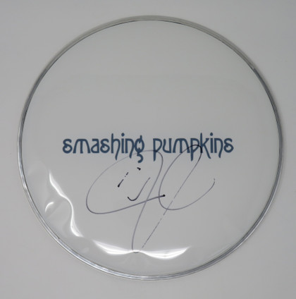 Smashing Pumpkins Signed Drumhead RR58736