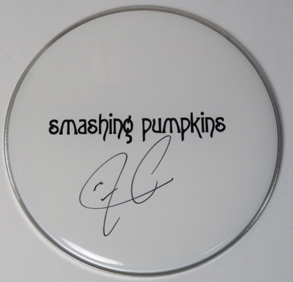 Smashing Pumpkins Signed Drumhead AQ12259