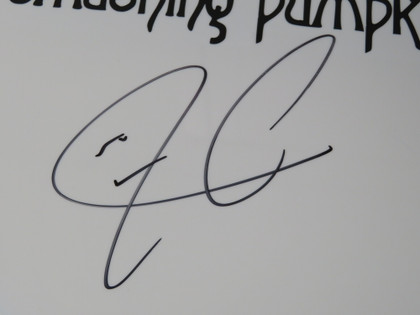 Smashing Pumpkins Signed Drumhead AQ12259