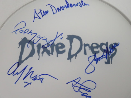 Dixie Dregs Signed Drumhead