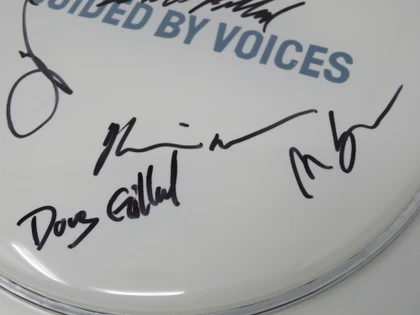 Guided By Voices Signed Drumhead LH-AS68456